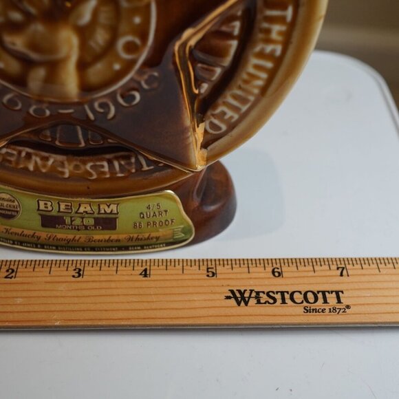 Vintage Jim Beam 1968 B.P.O.E. Elks Centennial 100 years Whiskey Bottle Decanter - Picture 10 of 10